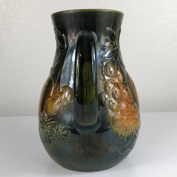 Vintage Scheurich Keramik West Germany Stoneware Juice Jug Apple Cherry Grape - Picture 4 of 12